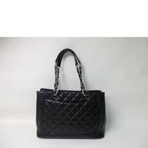 Chanel GST Bag Black Tote Matelasse